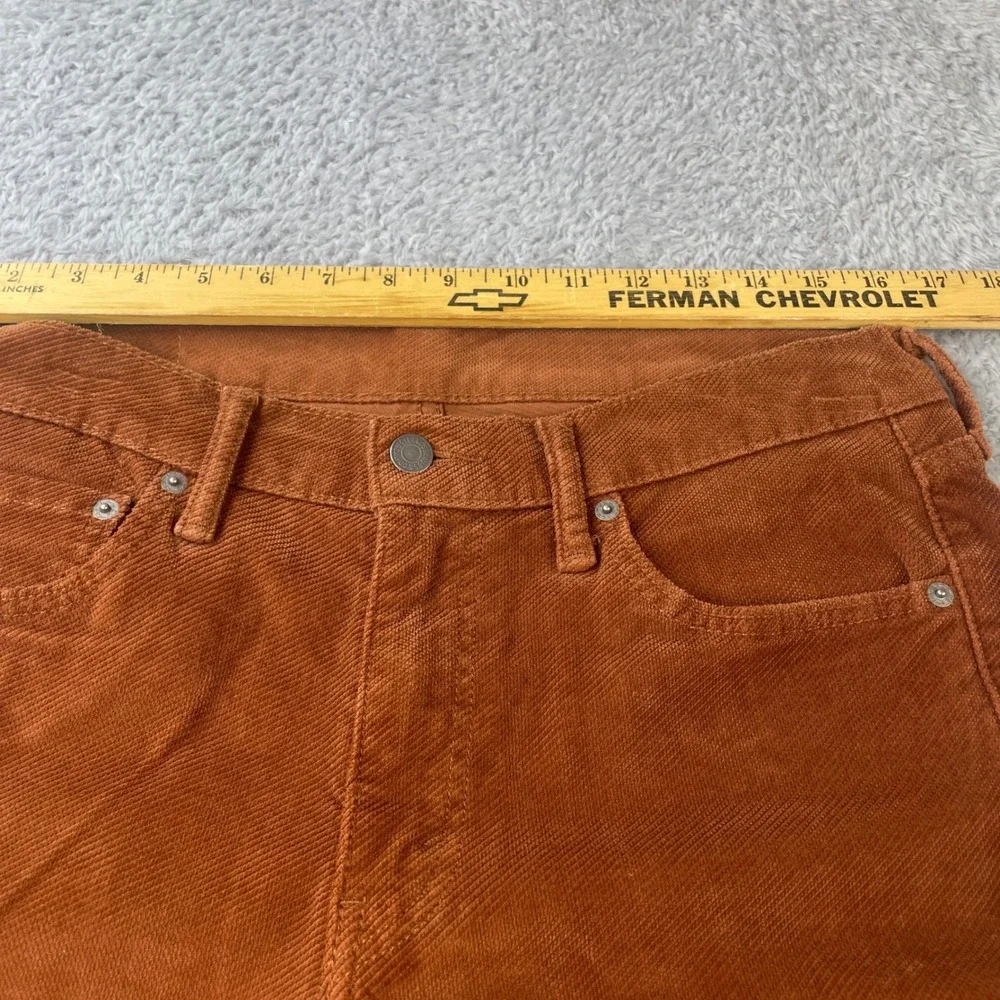Levi's 511 Corduroy Pants Men‎ 33x32 Rust Slim Fit 2 Way Stretch